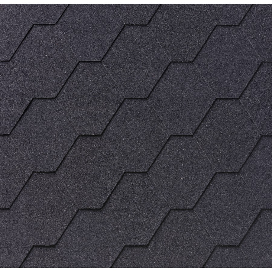 SuperGlass Hex Grey Εξαγωνικό Ασφαλτικό κεραμίδι