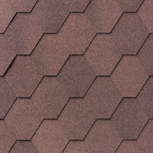 SuperGlass Hex Brown Εξαγωνικό Ασφαλτικό κεραμίδι