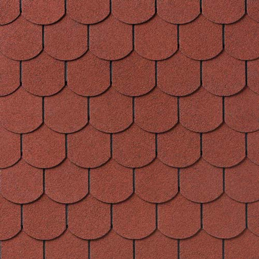 SuperGlass Biber Red Εξαγωνικό Ασφαλτικό κεραμίδι