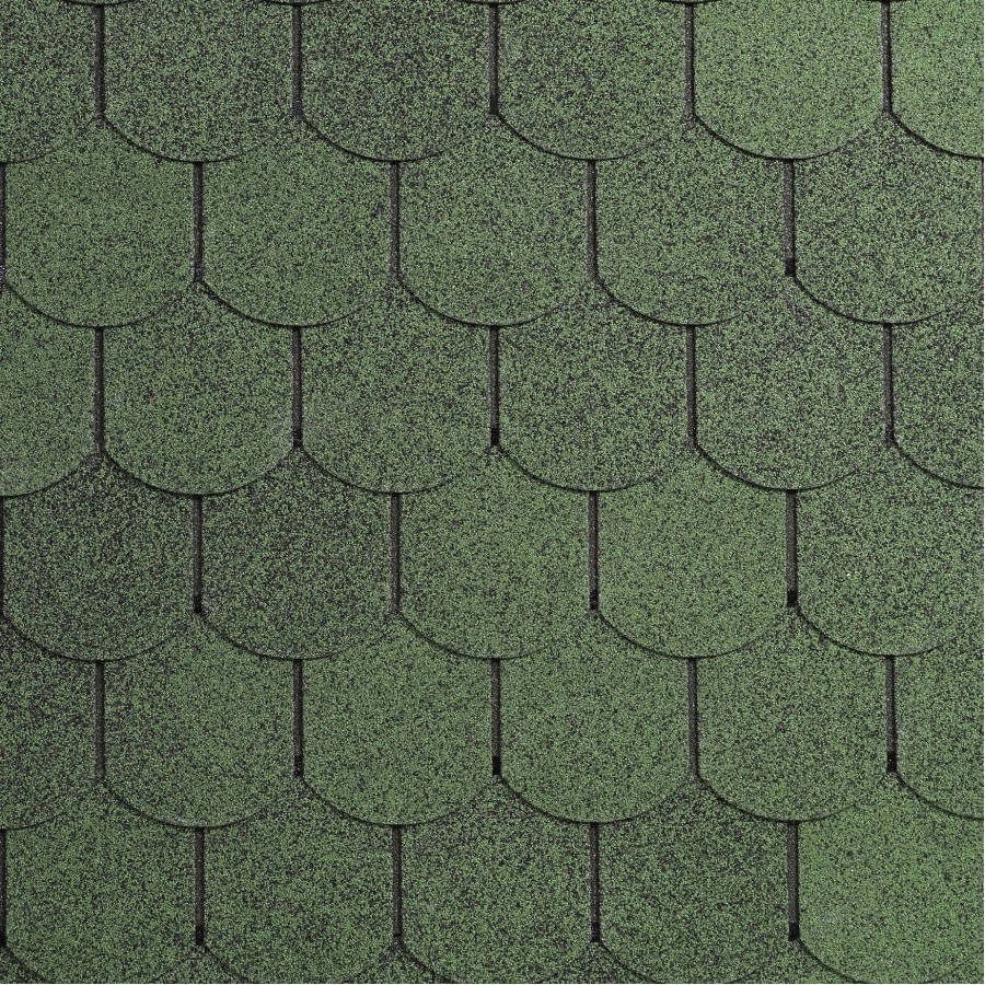 Number one Iko Ασφαλτικό Κεραμίδι GREEN Ημικυκλικό