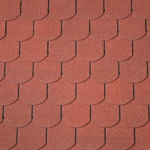 Number one Iko Ασφαλτικό Κεραμίδι RED Ημικυκλικό