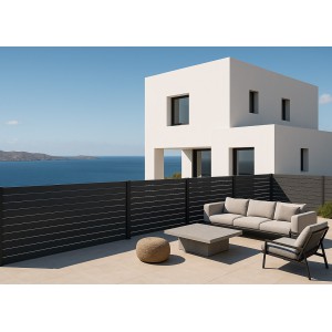 WPC ΠΕΡΙΦΡΑΞΗΣ 20/120mm GREY 5055