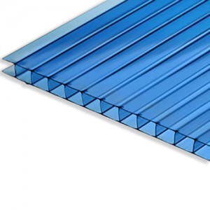 Πολυκαρβονικό Κυψελωτό 10mm Μπλέ  2.10×6.00m