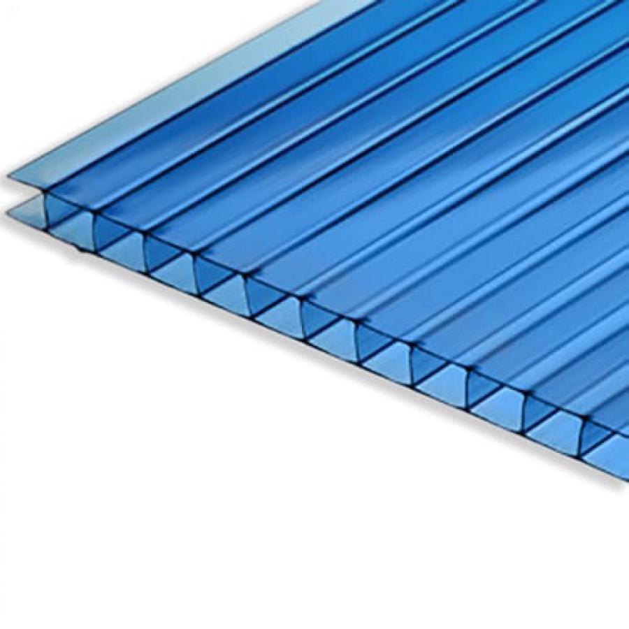Πολυκαρβονικό Κυψελωτό 10mm Μπλέ  2.10×6.00m