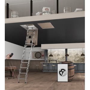 Σκάλα οροφής ηλεκτρονική 70x100