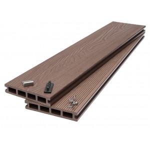 DECK-WPC ΔΑΠΕΔΟΥ ΝΕΑΣ ΓΕΝΙΑΣ 25/146mm L.BROWN 8040