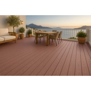 DECK-WPC ΔΑΠΕΔΟΥ ΝΕΑΣ ΓΕΝΙΑΣ 25/146mm L.BROWN 8040