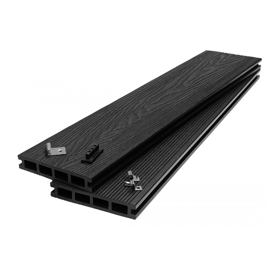 DECK-WPC ΔΑΠΕΔΟΥ ΝΕΑΣ ΓΕΝΙΑΣ 25/146mm D.GREY 8050