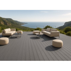 DECK-WPC ΔΑΠΕΔΟΥ ΝΕΑΣ ΓΕΝΙΑΣ 25/146mm L.GREY 80180