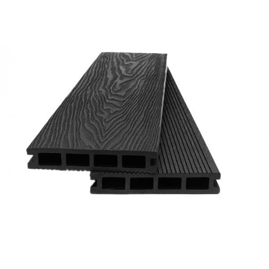 DECK-WPC ΔΑΠΕΔΟΥ ΝΕΑΣ ΓΕΝΙΑΣ 25/146mm D.GREY 8050