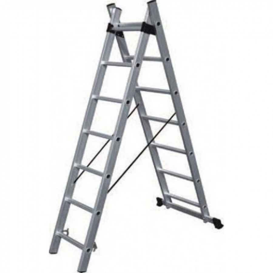 ΣΚΑΛΑ ΑΛΟΥΜΙΝΙΟΥ ΔΙΠΛΗ ΕΠΕΚΤΕΙΝΟΜΕΝΗ 18(2X9) 