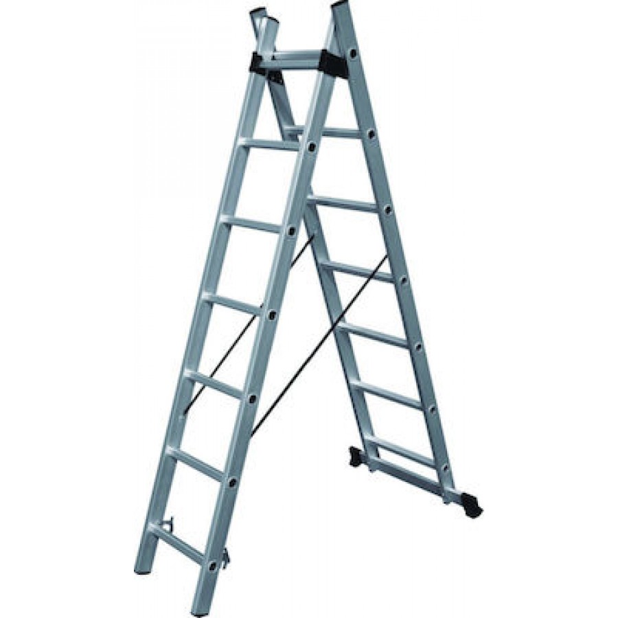 ΣΚΑΛΑ ΑΛΟΥΜΙΝΙΟΥ ΔΙΠΛΗ ΕΠΕΚΤΕΙΝΟΜΕΝΗ 22 ΣΚΑΛΙΑ