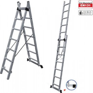 ΣΚΑΛΑ ΑΛΟΥΜΙΝΙΟΥ ΔΙΠΛΗ ΕΠΕΚΤΕΙΝΟΜΕΝΗ 28(2X14)
