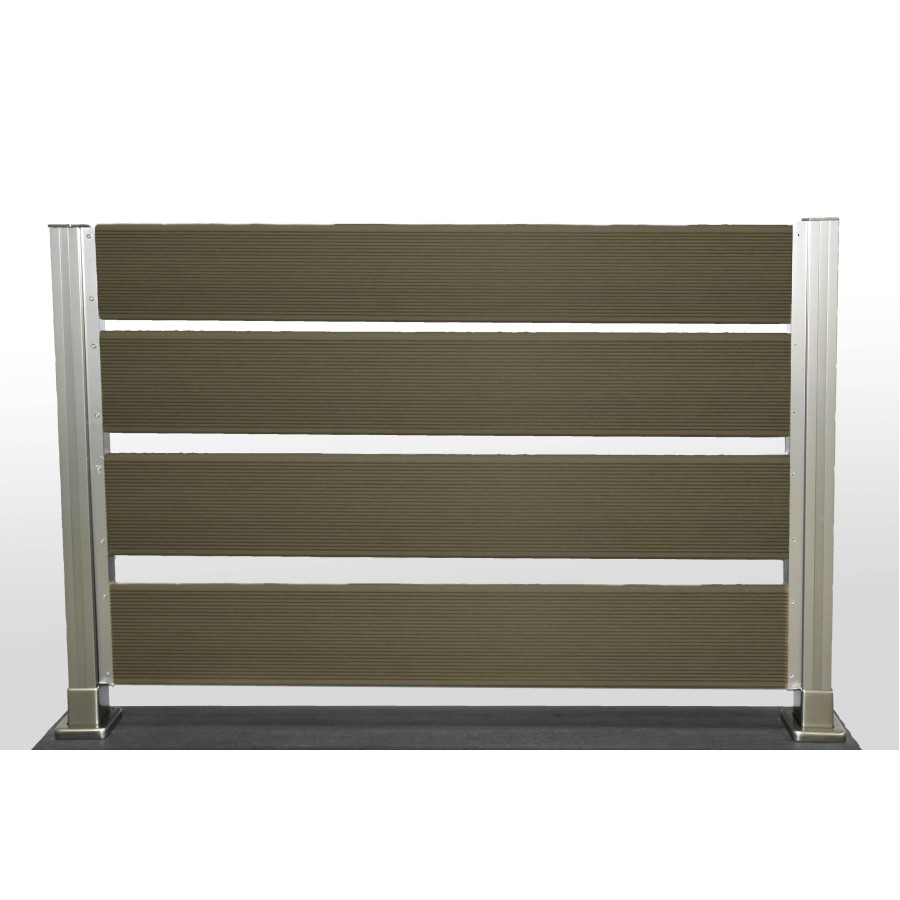 WPC ΠΕΡΙΦΡΑΞΗΣ 20/140mm L.GREY 180