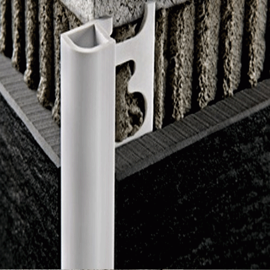 Προφίλ PVC Πλακιδίων Οβαλ 10mm