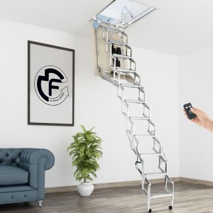 Σκάλα οροφής ηλεκτρονική 70x100