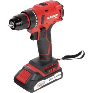 RAIDER R20 SET ΔΡΑΠΑΝΟΚΑΤΣΑΒΙΔΟ & ΓΩΝΙΑΚΟΣ ΤΡΟΧΟΣ 20V ΜΕ 2 ΜΠΑΤΑΡΙΕΣ 2Ah/4Ah 