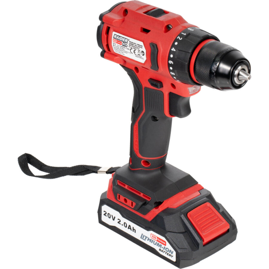 RAIDER R20 SET ΔΡΑΠΑΝΟΚΑΤΣΑΒΙΔΟ & ΓΩΝΙΑΚΟΣ ΤΡΟΧΟΣ 20V ΜΕ 2 ΜΠΑΤΑΡΙΕΣ 2Ah/4Ah 