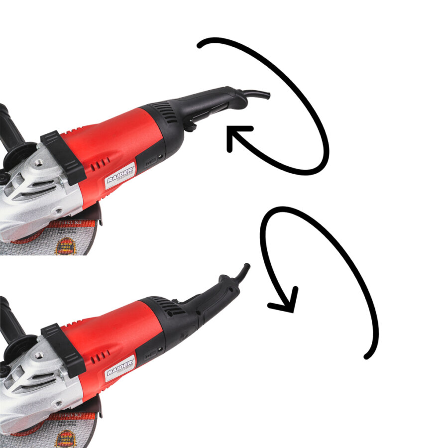 RAIDER ΓΩΝΙΑΚΟΣ ΤΡΟΧΟΣ 230mm 2400W RDP-AG78