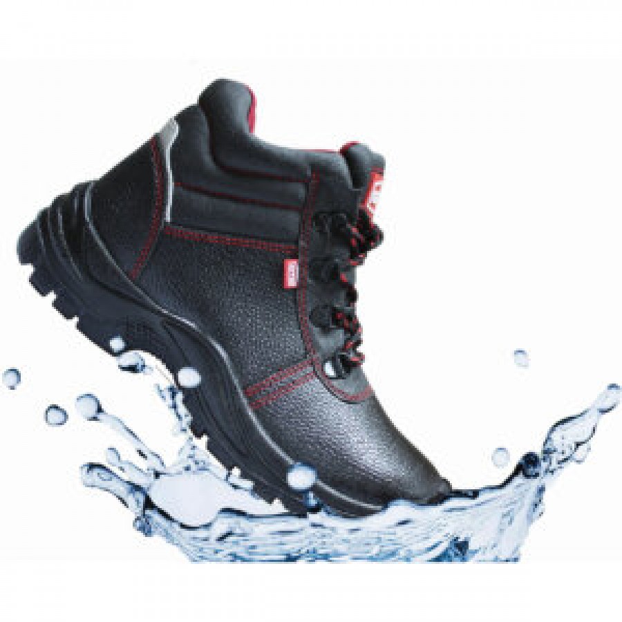 ΜΠΟΤΑΚΙ ΔΕΡΜΑΤΙΝΟ S3 ΑΔΙΑΒΡΟΧΟ ΜΑΥΡΟ