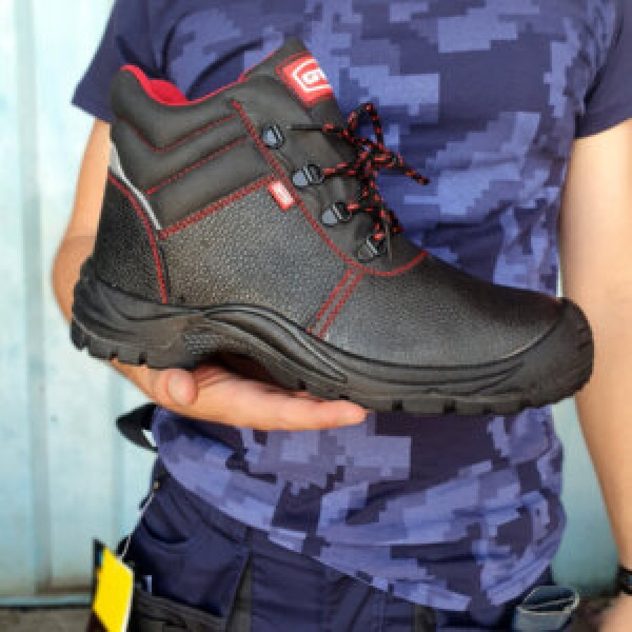 ΜΠΟΤΑΚΙ ΔΕΡΜΑΤΙΝΟ S3 ΑΔΙΑΒΡΟΧΟ ΜΑΥΡΟ