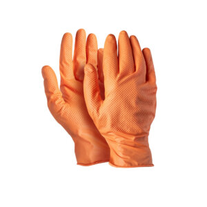 ΓΑΝΤΙΑ ΜΙΑΣ ΧΡΗΣΗΣ NITRILE ΠΟΡΤΟΚΑΛΙ ΣΥΝΕΡΓΕΙΟΥ Πάχος 0.18mm DEXT  (ΚΟΥΤΙ ΤΩΝ 50τεμ.) D3679