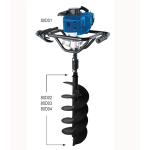 HYUNDAI HA520 Γεωτρύπανο (τριβέλα) δίχρονο 52cc ενός χειριστή