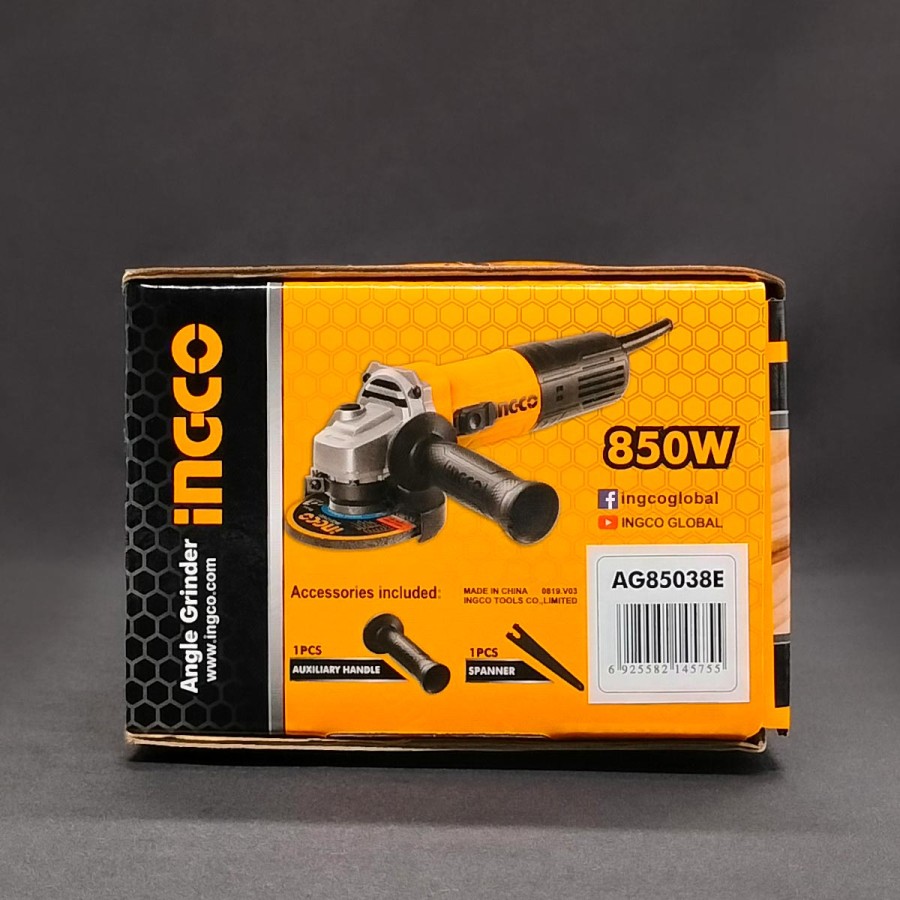 ΓΩΝΙΑΚΟΣ ΤΡΟΧΟΣ 850W AG85038E INGCO