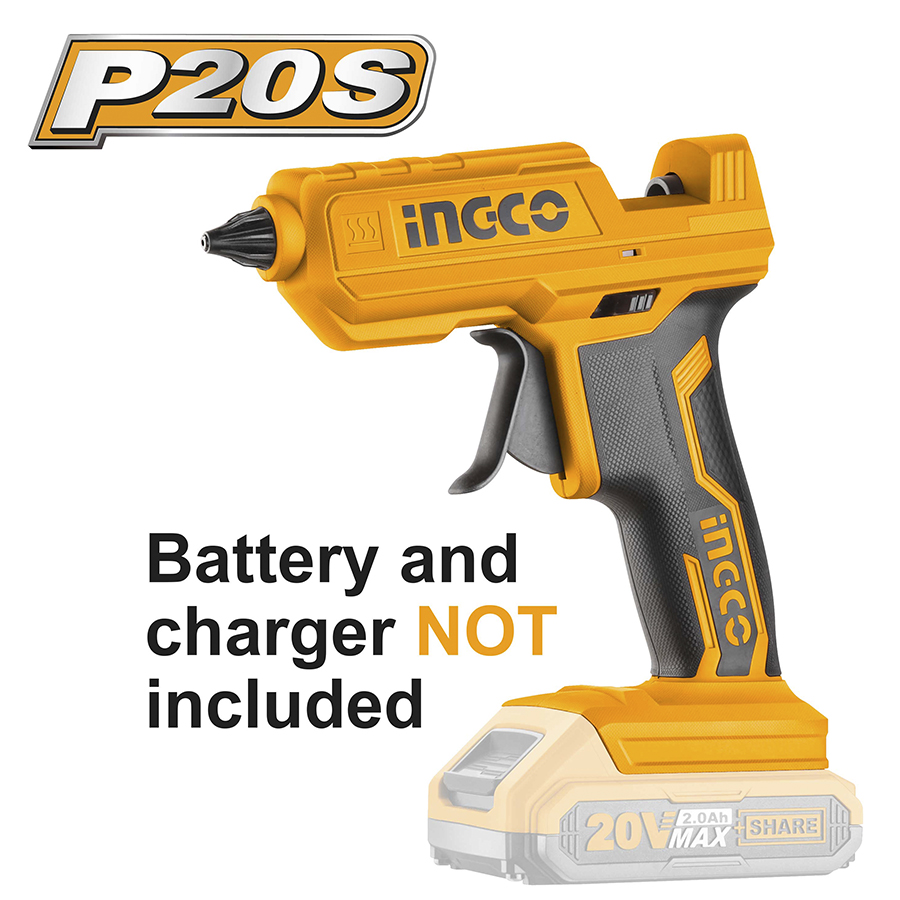 ΠΙΣΤΟΛΙ ΘΕΡΜΟΚΟΛΛΑΣ ΜΠΑΤΑΡΙΑΣ 20V LI-ION SOLO INGCO