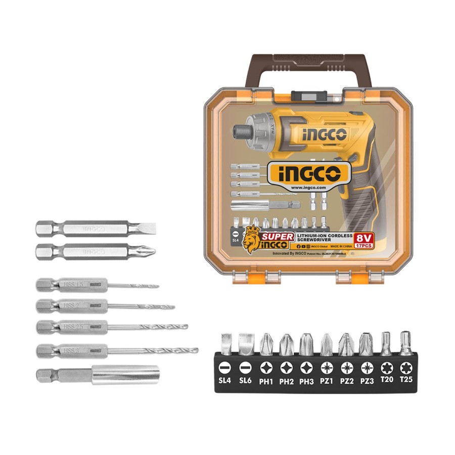 ΚΑΤΣΑΒΙΔΙ ΜΠΑΤΑΡΙΑΣ LI-ION 8 VOLT INGCO