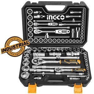 ΚΑΣΕΤΙΝΑ ΣΕΤ 44 ΤΜΧ. 1/4"+1/2" ΚΑΡΥΔΑΚΙΑ INGCO