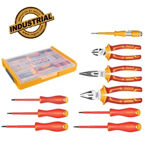 ΕΠΑΓΓΕΛΜΑΤΙΚΟ ΣΕΤ 9 ΤΕΜ ΕΡΓΑΛΕΙΩΝ ΗΛΕΚΤΡΟΛΟΓΟΥ INGCO