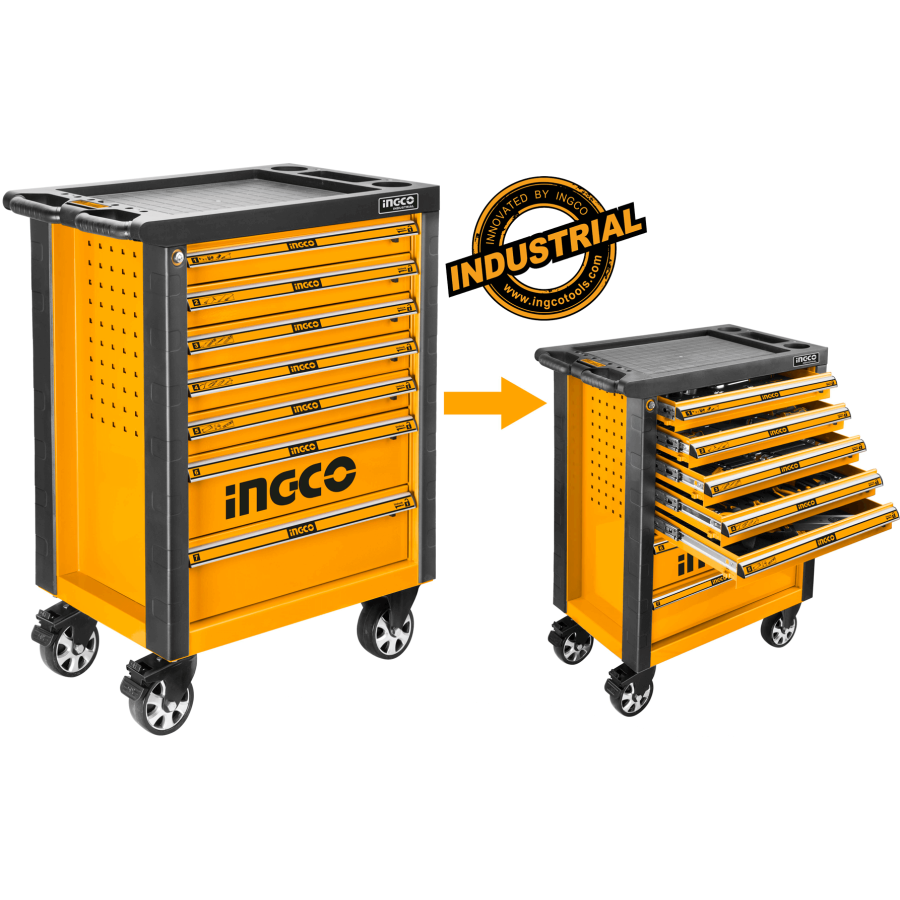 ΕΠΑΓΓΕΛΜΑΤΙΚΟΣ ΕΡΓΑΛΕΙΟΦΟΡΟΣ ΜΕ 162 ΤΕΜ ΕΡΓΑΛΕΙΑ ΜΕ 7 ΣΥΡΤΑΡΙΑ INGCO