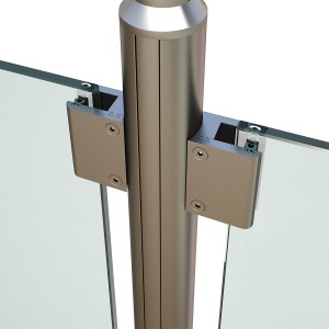 Διαιρούμενο στήριγμα 12mm Κολώνας Φ 40 