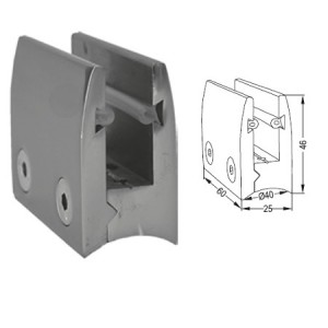 Διαιρούμενο στήριγμα 12mm Κολώνας Φ 40 