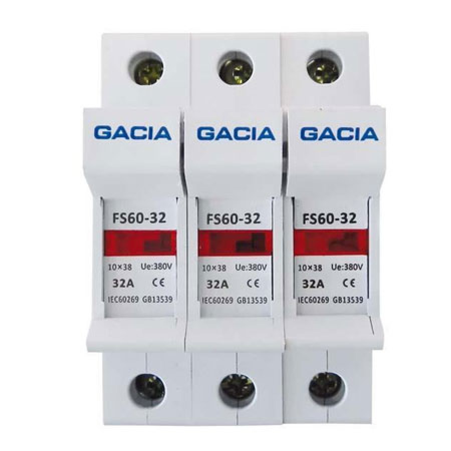 Ασφαλειοαποζεύτης τριπολικός 10x38A