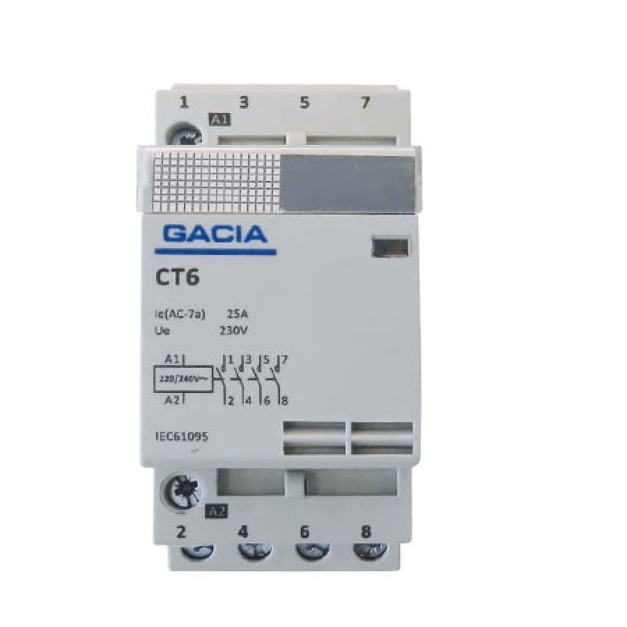 Ρελέ ράγας 4x25A