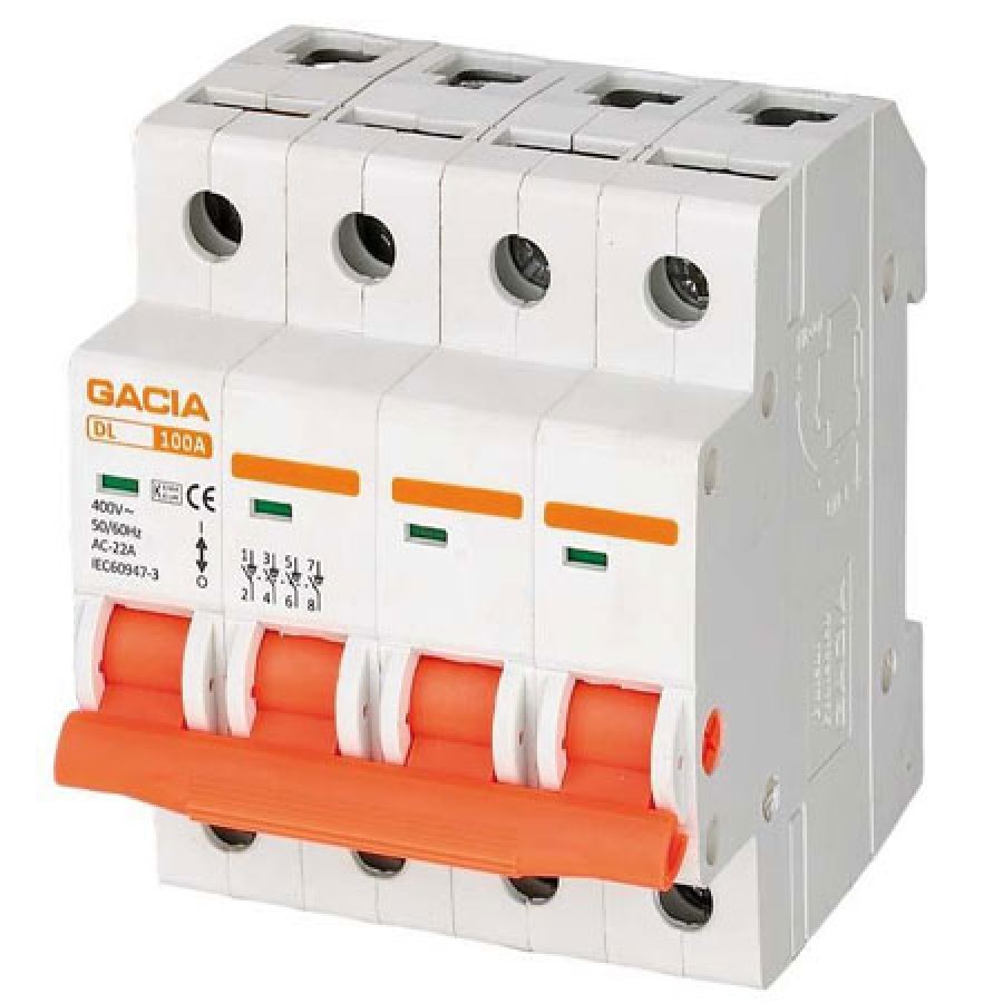 Ραγοδιακόπτης 4x63A Gacia