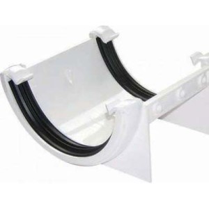 Σύνδεσμος Yδροροής Half Round Floplast