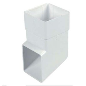 Γωνία σωλήνα κατεβασιάς 90o Half Floplast