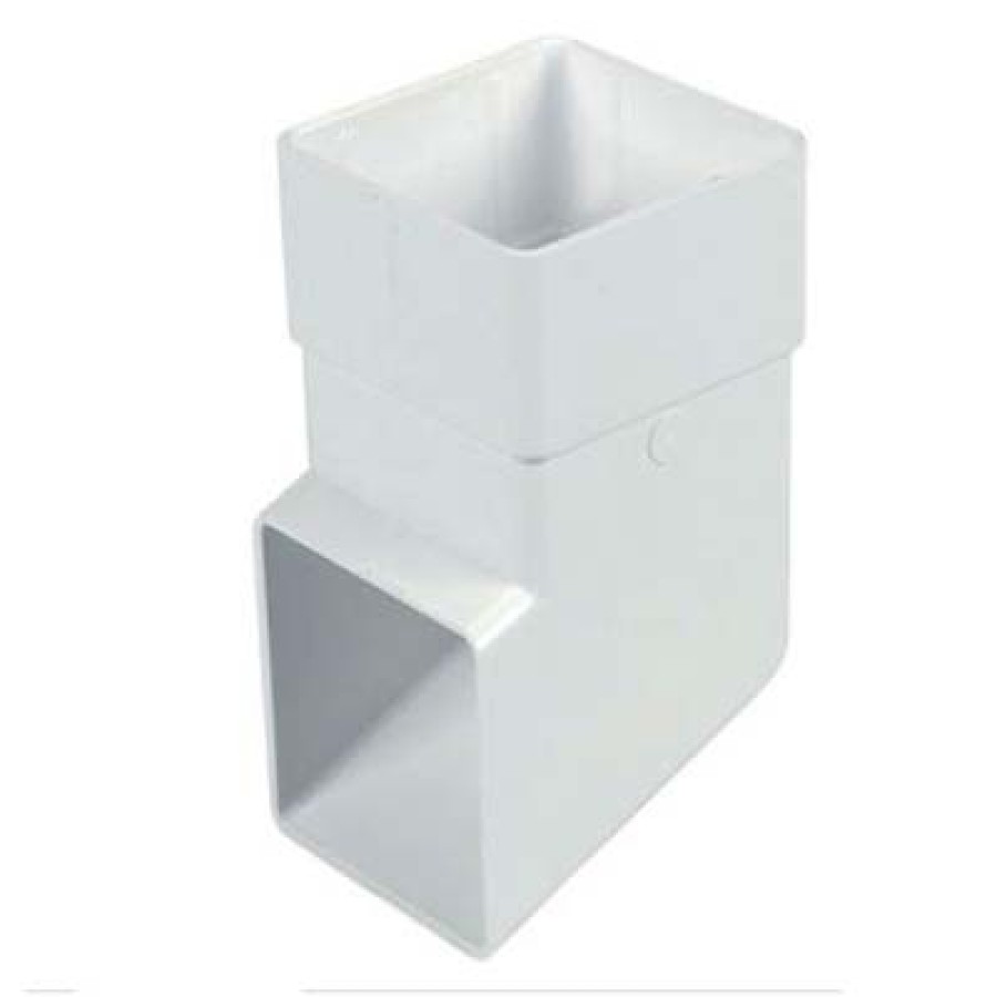 Γωνία σωλήνα κατεβασιάς 90o Half Floplast