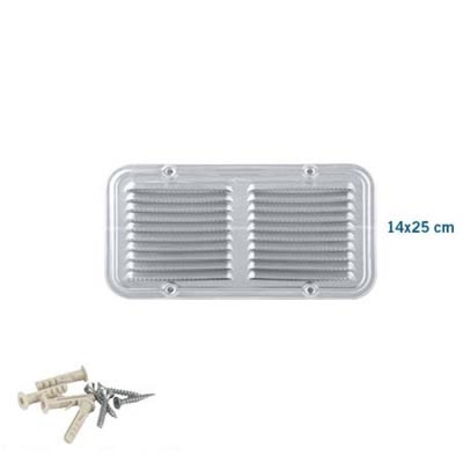 Περσίδες εξαερισμού αλουμινίου 145x250