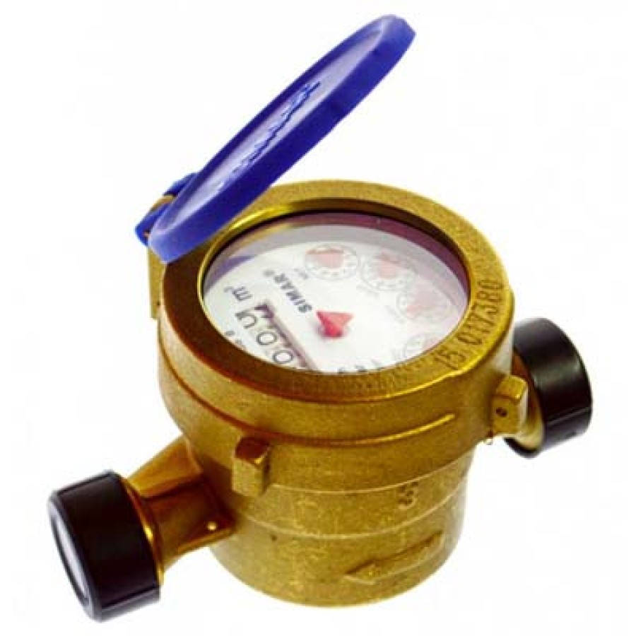 Υδρόμετρο υγρού τύπου 3/4" Simar