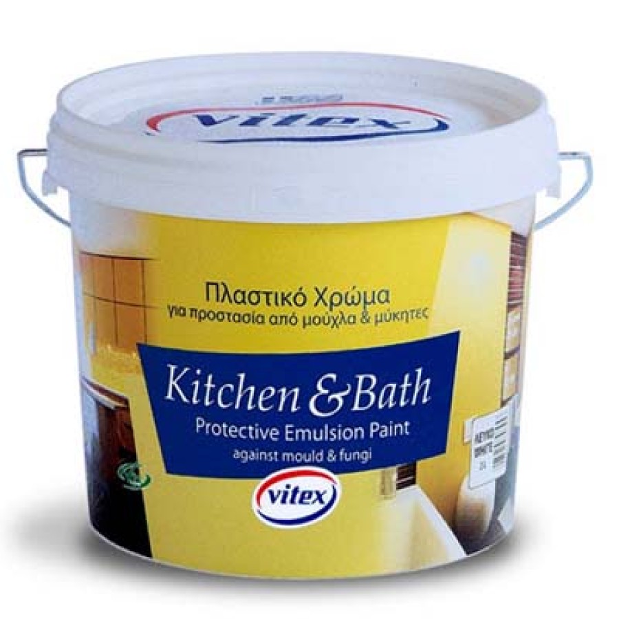 Πλαστικό αντιμουχλικό χρώμα Kitchen & Bath 09lit Vitex