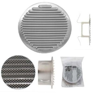 Περσίδες εξαερισμού με ελασμα Αλουμινίου Φ 125-160