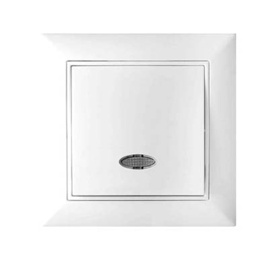 Διακόπτης κλιμακοστασίου με λευκό φως Cinar