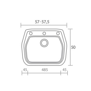 ΝΕΡΟΧΥΤΗΣ CLASSIC 313 (58Χ50)