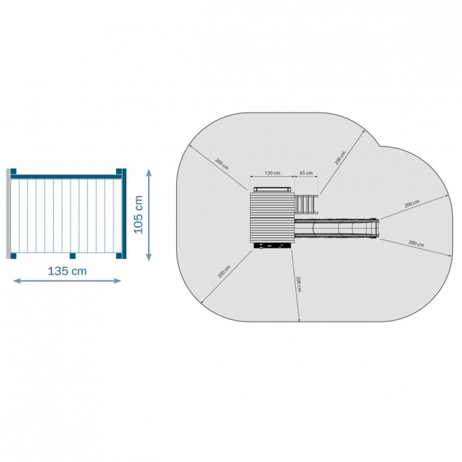 ΞΥΛΙΝΟΣ ΠΥΡΓΟΣ BELVEDERE ΜΕ ΠΡΟΕΚΤΑΣΗ