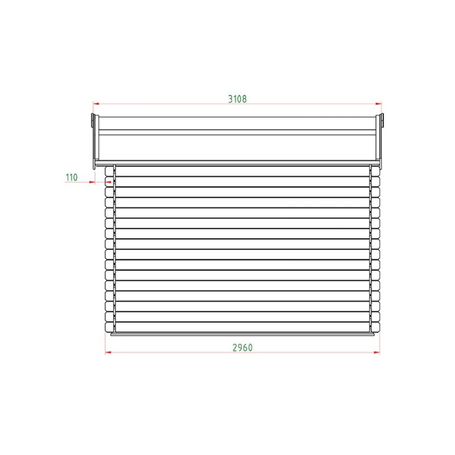 ΞΥΛΙΝΗ ΑΠΟΘΗΚΗ ΚΗΠΟΥ 296 X 296ΕΚ.