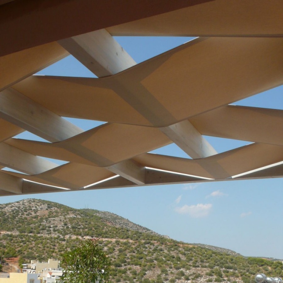 ΠΕΡΓΚΟΛΑ ΑΠΟ ΤΟΙΧΟ ΜΕ ΤΕΝΤΟΠΑΝΟ 48,3εκ. - 400 x 400εκ